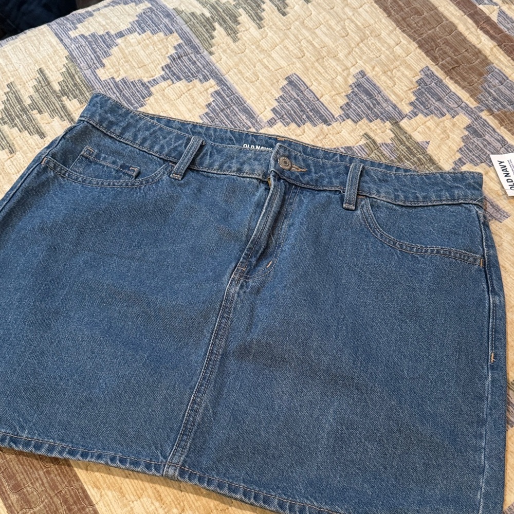 Old Navy Classic Blue Denim Skirt